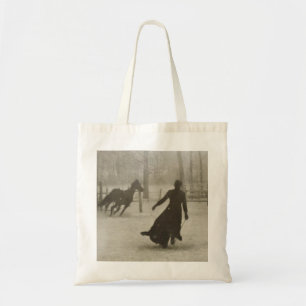 Tote Bag L'Entraîneur De Cheval Par Felix Thiollier 1899