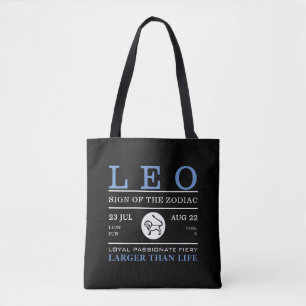 Tote Bag Leo Sign of the Zodiac, astrologie