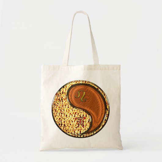 Tote Bag Leo & Wood Tiger (Devant)