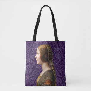 Tote Bag Leonardo da Vinci Portrait La Bella Principessa