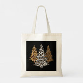 Tote Bag Leopard Arbres de Noël Cheetah Poster de animal Ho (Dos)