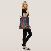 Tote Bag Leopard avec tête tropicale (Sur le modèle)