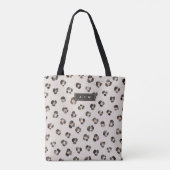 Tote Bag Leopard Cheetah Motif de peau animale sauvage (Dos)