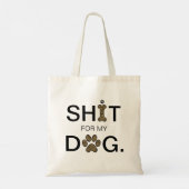 Tote Bag Leopard Chien Paw Cheetah Animal Moderne Amusant (Dos)