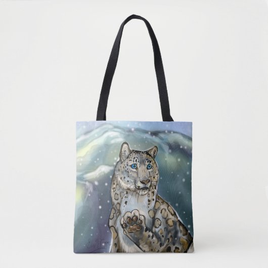 Tote Bag Léopard des neiges (Devant)