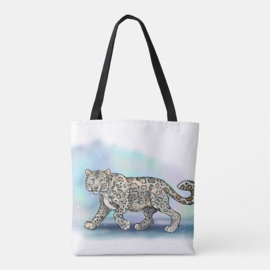 Tote Bag Léopard des neiges (Dos)