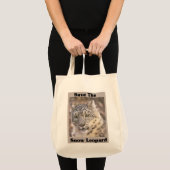Tote Bag Léopard des neiges (Devant (produit))