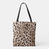 Tote Bag Leopard Design Motif : Wild Elegance. (Dos)