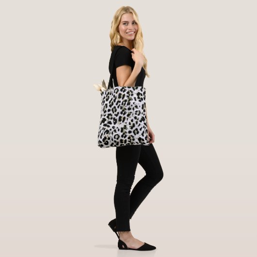Tote Bag Leopard - Imprimé animal (Sur le modèle)