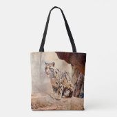 Tote Bag léopard nébuleux image nature faune exotique (Dos)