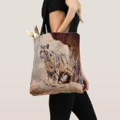 Tote Bag léopard nébuleux image nature faune exotique (De près)