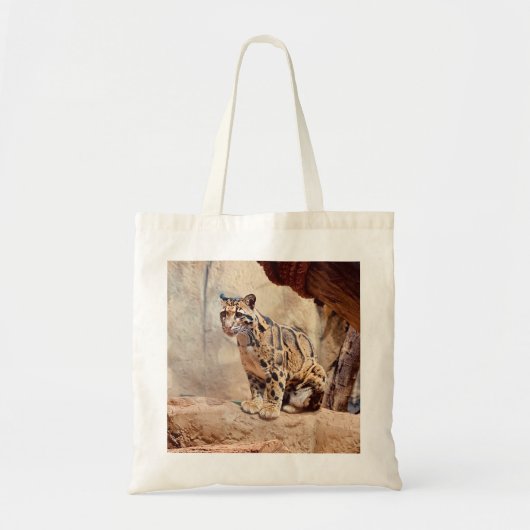 Tote Bag léopard nébuleux image nature faune exotique (Devant)