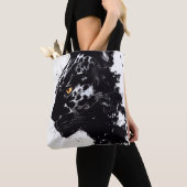 Tote Bag Leopard Panther Wild Nature Free Spirit Art Brush (De près)