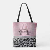 Tote Bag Léopard rose brillant (Dos)