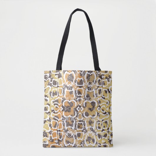 Tote Bag Léopard Snake Poster de animal Texture (Devant)