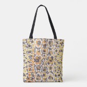 Tote Bag Léopard Snake Poster de animal Texture (Dos)