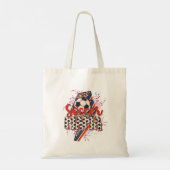 Tote Bag Leopard Soccer Mama Éclair Bolt Sport Maman Mothe (Dos)