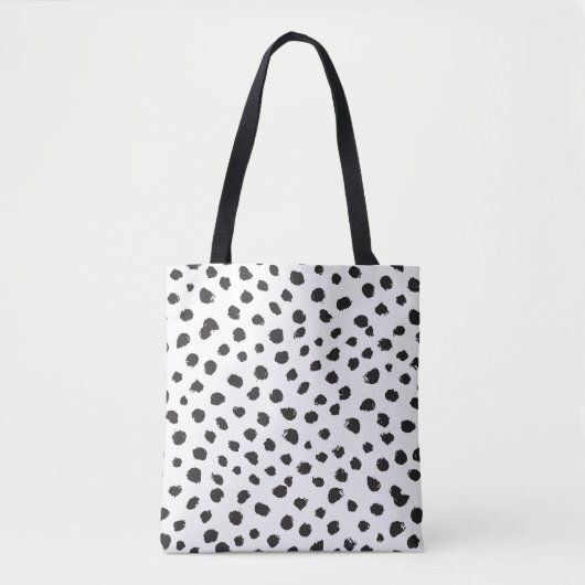 Tote Bag Léopard Texture : Motif Vintage sans joint. (Devant)