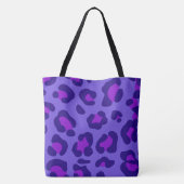 Tote Bag "Leopard violet électrique" Fourre-tout (Dos)