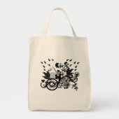 Tote Bag Leprechaun en noir (Devant)