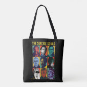 Tote Bag L'équipe du suicide | Grille Rétro Avec Amanda Wal (Dos)