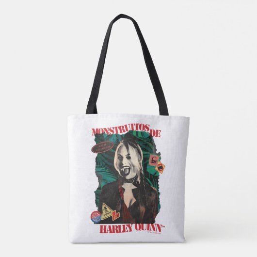 Tote Bag L'équipe du suicide | Harley Quinn Winking (Dos)