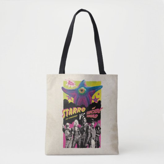 Tote Bag L'équipe du suicide | Starro Vs L'Équipe Suicide (Devant)