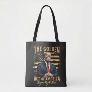 Tote Bag L'ère d'or de l'Amérique commence maintenant