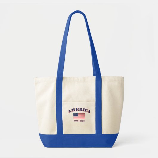 Tote Bag Les 250 ans de l'Amérique (Devant)