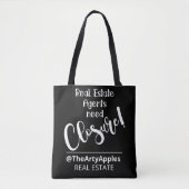 Tote Bag les agents immobiliers ont besoin de fermeture ope (Devant)