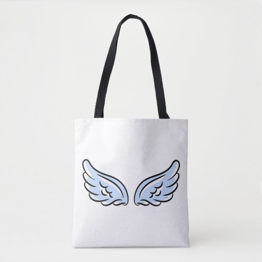 Tote Bag Les ailes du petit ange mignon (Devant)