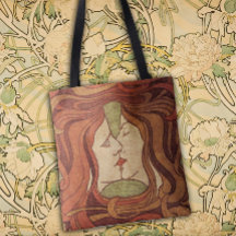 Les Amants - Style Art Nouveau