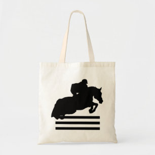 Tote Bag Les amateurs de chevaux Montrer Jumper Silhouette