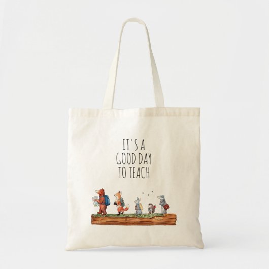 Tote Bag Les amis de la forêt enseignent (Devant)