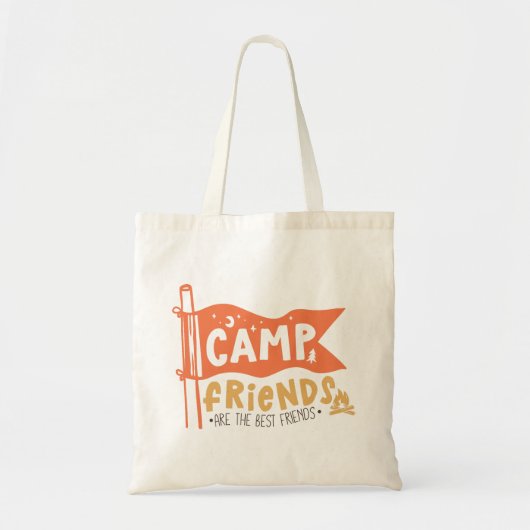 Tote Bag Les amis du camp sont les meilleurs amis (Devant)