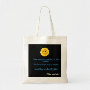 Tote Bag Les amis vrais vous incitent à briller