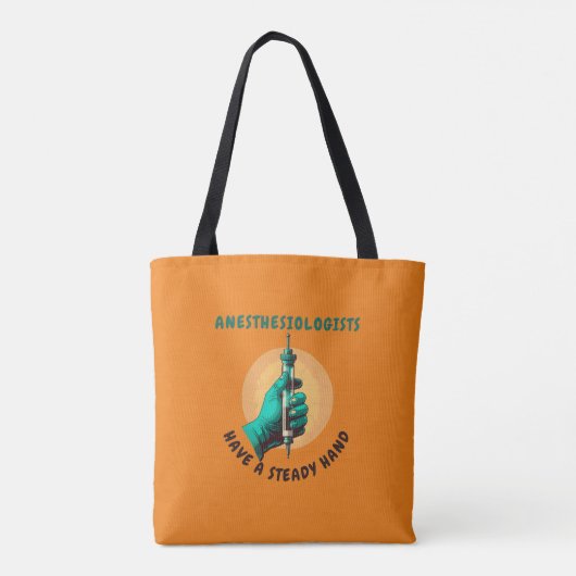 Tote Bag Les anesthésiologistes ont une main stable, Anesth (Dos)