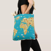 Tote Bag Les animaux du monde (De près)