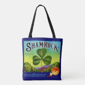 Tote Bag Les années 1930 étiquette Shamrock Navel Oranges (Dos)