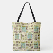 Tote Bag les années 50 Barkcloth (Dos)