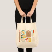 Tote Bag Les approvisionnements de Baker (Devant (produit))