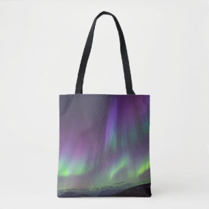 Tote Bag Les Aurores Boréales Nord de l'Islande