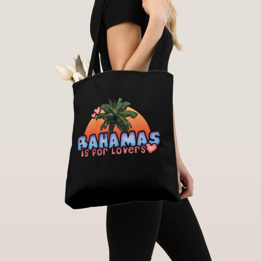 Tote Bag Les Bahamas sont pour les amoureux (De près)