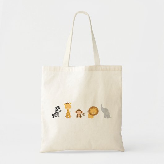 Tote Bag Les bébés de la jungle (Devant)