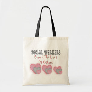 Tote Bag Les cadeaux d'assistant social "enrichissent les