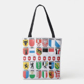 Tote Bag Les cantons suisses | Collection d'armoiries (Dos)