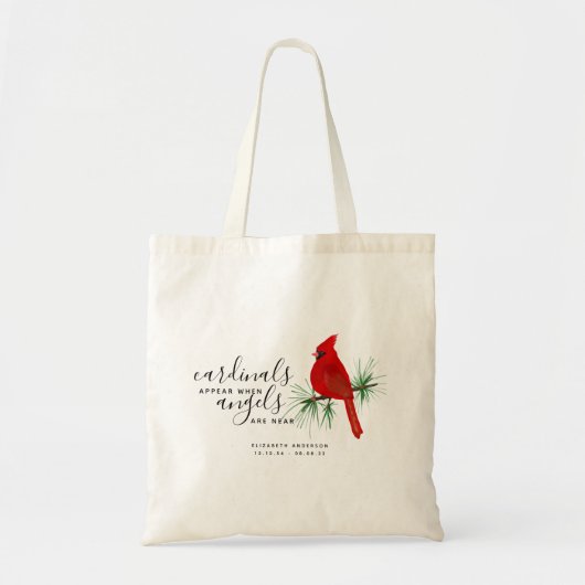 Tote Bag Les cardinaux apparaissent lorsque les anges sont  (Devant)