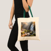 Tote Bag Les cascades | Gleno, Irlande du Nord (Devant (produit))