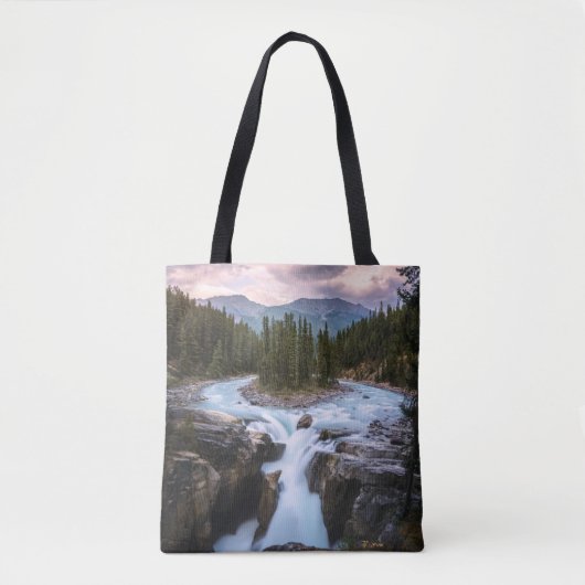 Tote Bag Les cascades | Parc national Jasper, Canada (Devant)