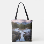Tote Bag Les cascades | Parc national Jasper, Canada (Dos)